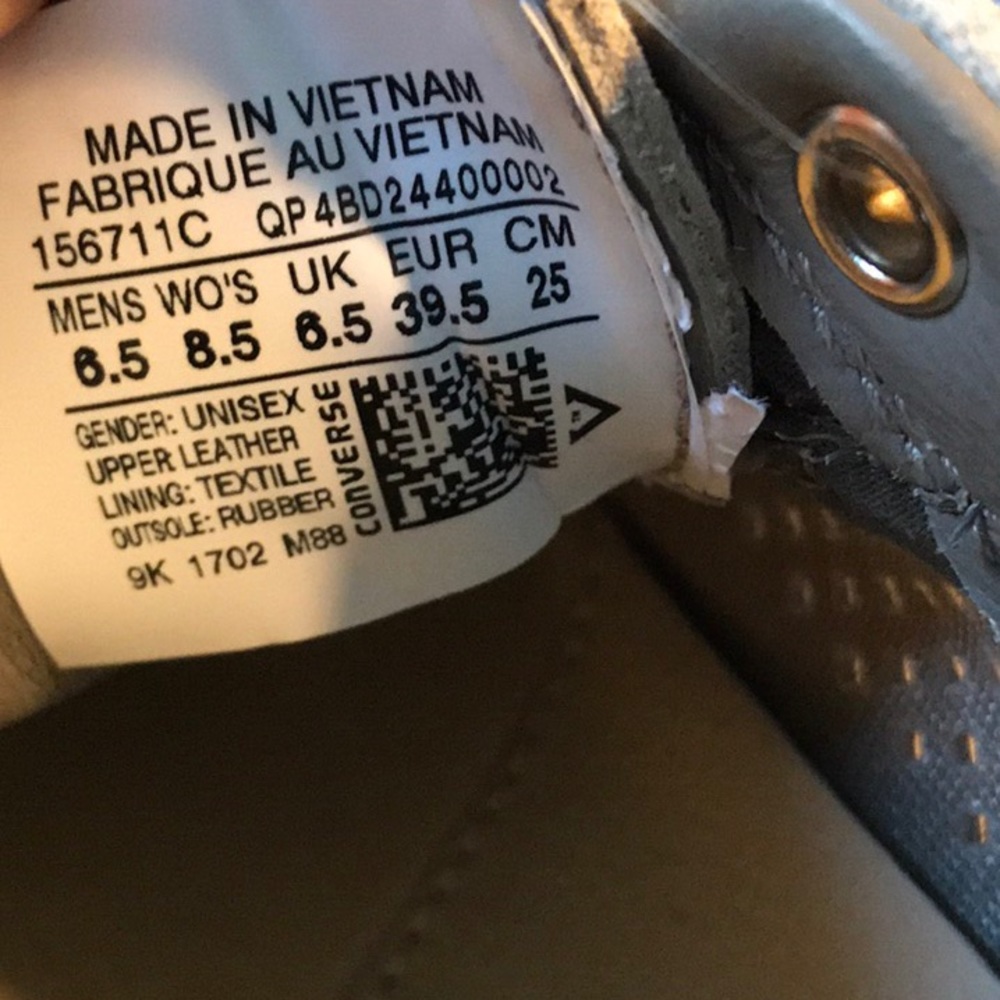 Coverse&J.Varvatos Ctas Vintage Natural W AUTHENTI - Picture 8 of 8